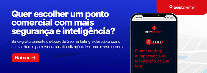 Quer escolher um ponto com mais segurança e inteligência? Baixe gratuitamente o e-book de Geomarketing e descubra como utilizar dados para encontrar a localização ideal para o seu negócio